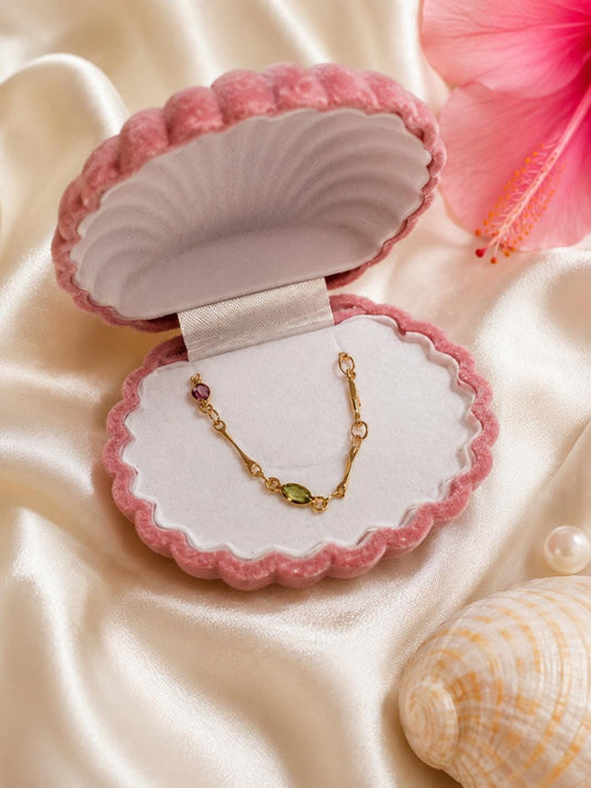 Pastel Gemstone Bracelet | Dainty Gold, Colorful CZ, Gift For Her, colorful bracelet, dainty gold bracelet, everyday jewelry – handmade Hawaiian jewelry, Island Goddess Jewelry