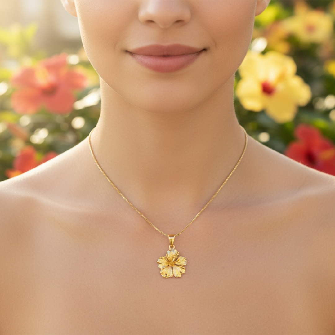Hibiscus Necklace