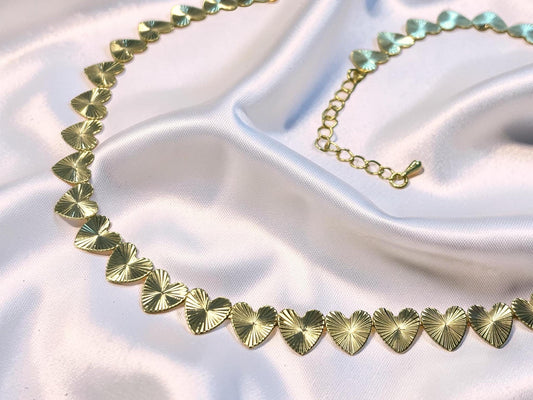 Heart Princess Necklace – Gold Heart Pendant Jewelry | Gift for Her