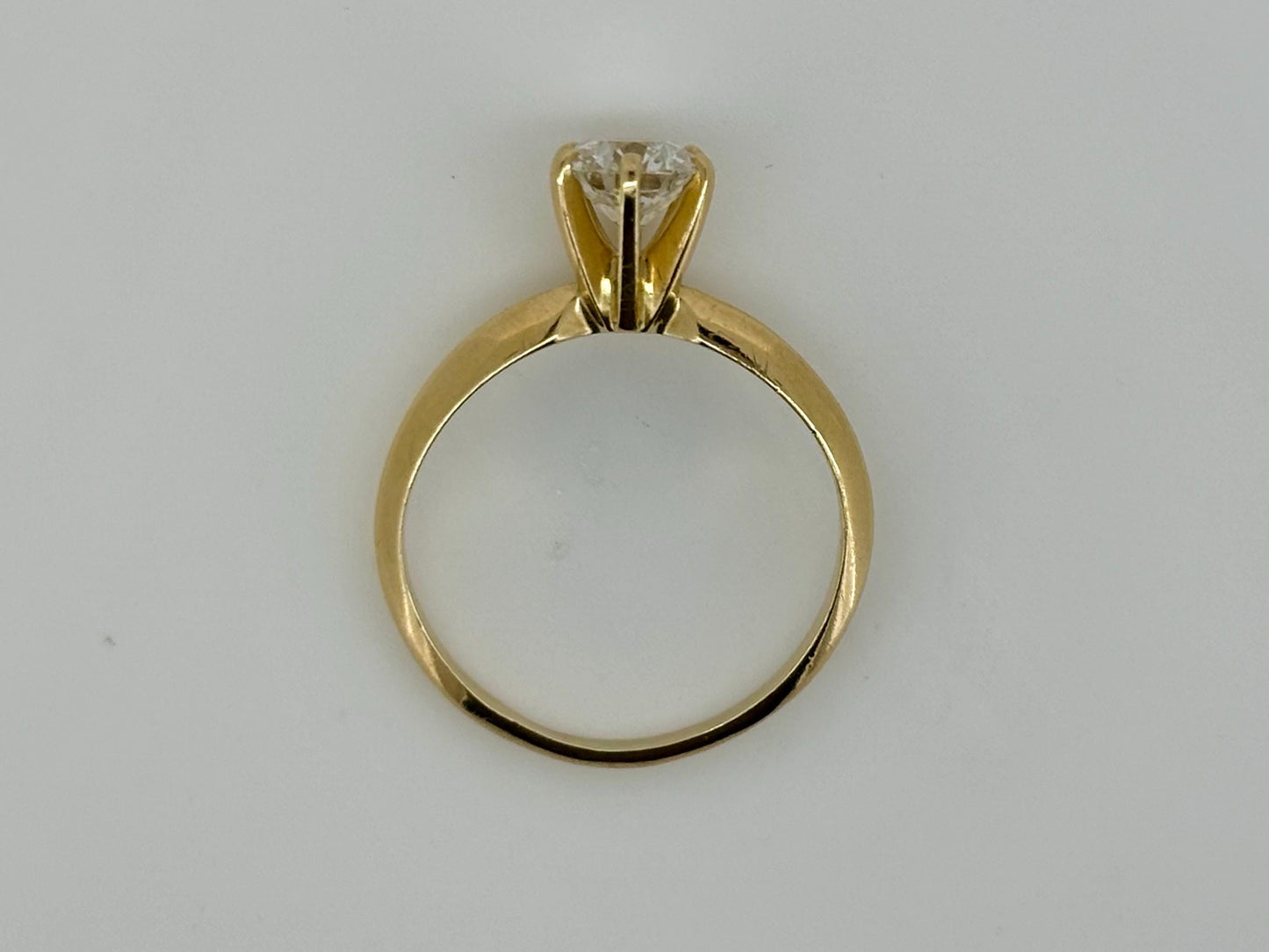 14K Gold GIA Certified Diamond Ring – Solitaire Engagement Ring