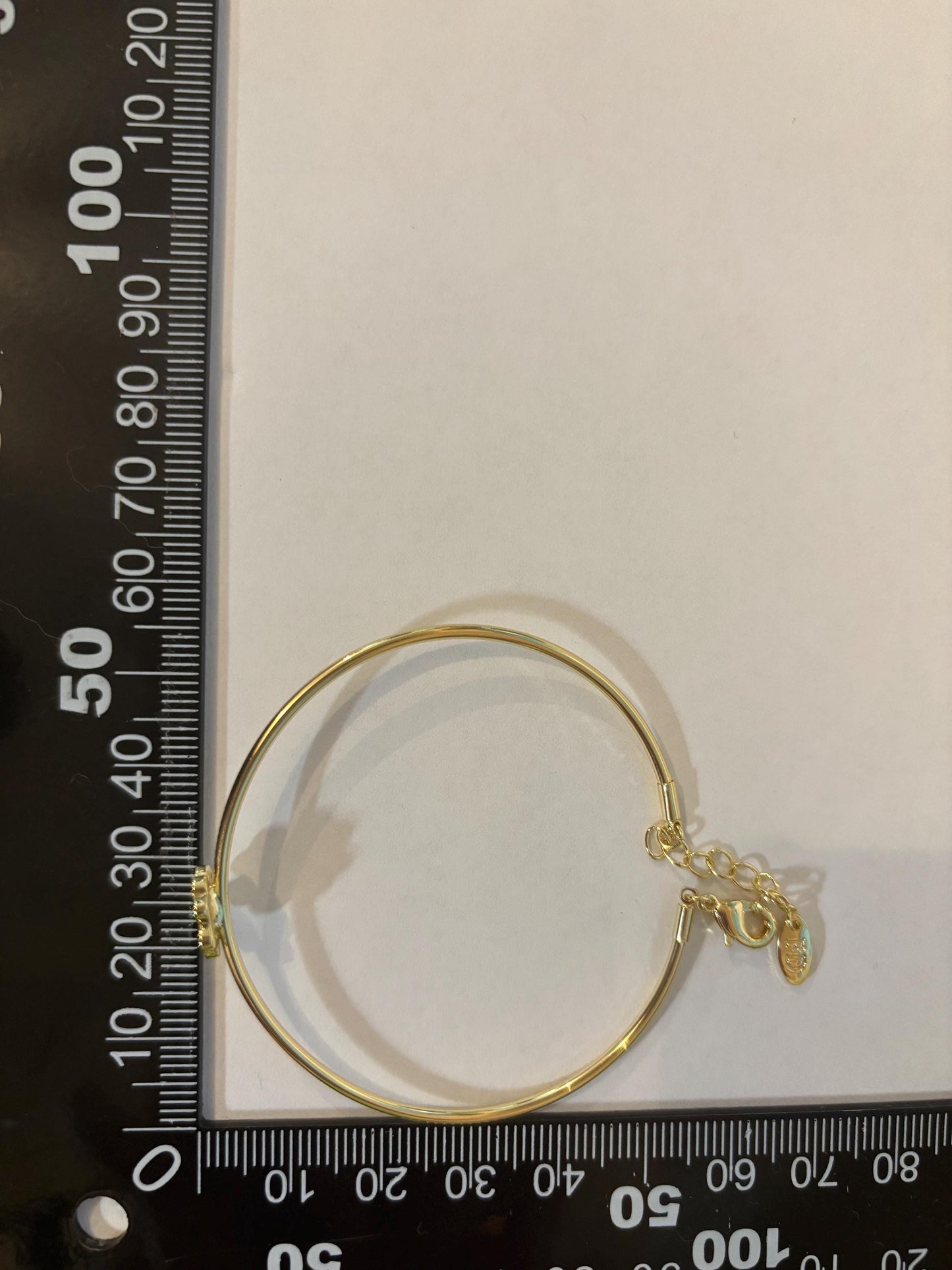 Four Leaf Clover Bracelet – Adjustable Gold Plated Stackable Jewelry With Cubic Zirconia