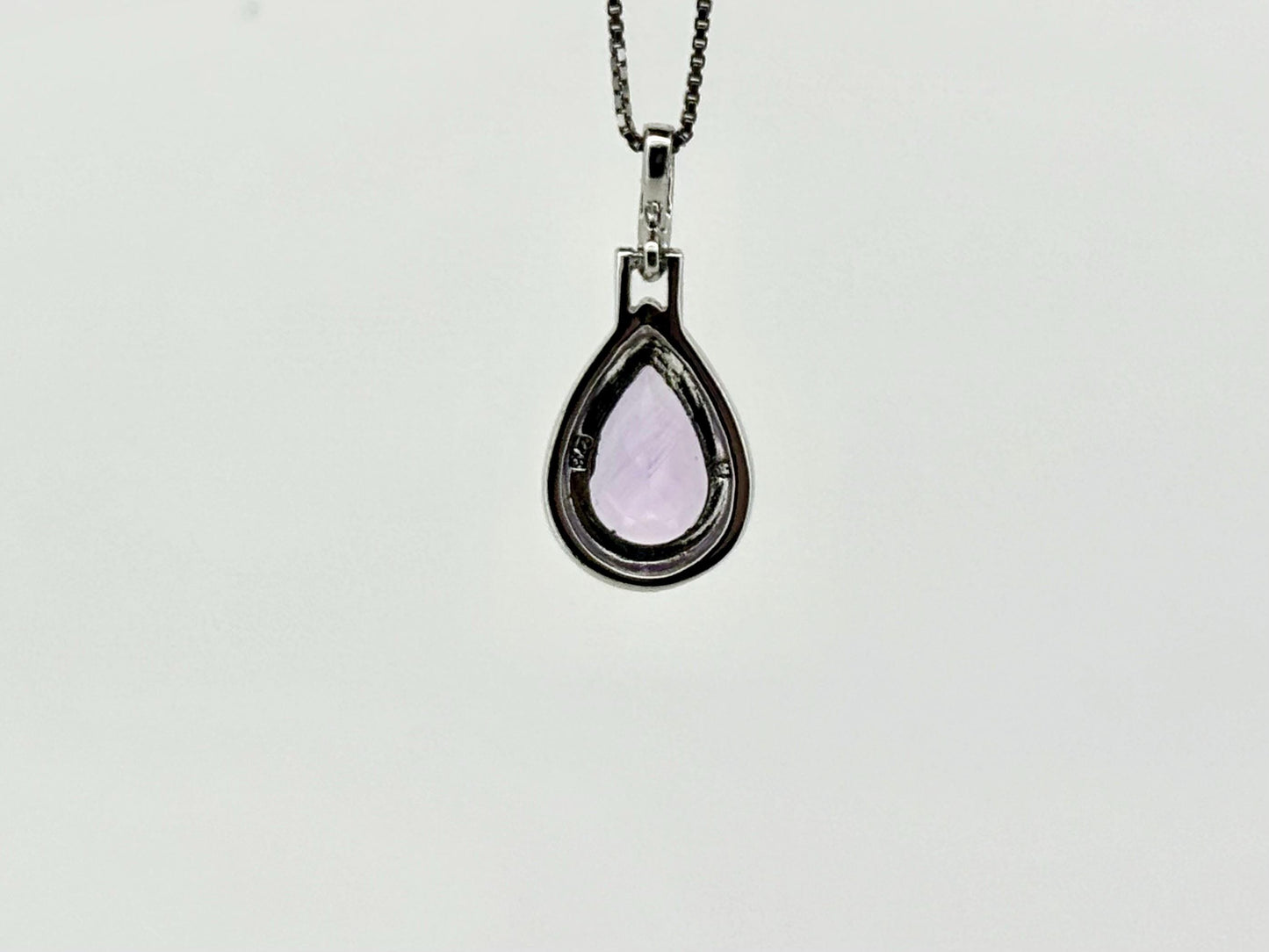 925 Sterling Silver Amethyst Necklace, Dainty Amethyst Pendant, February Birthstone Necklace, Birthday Gift for Her Purple Pendant