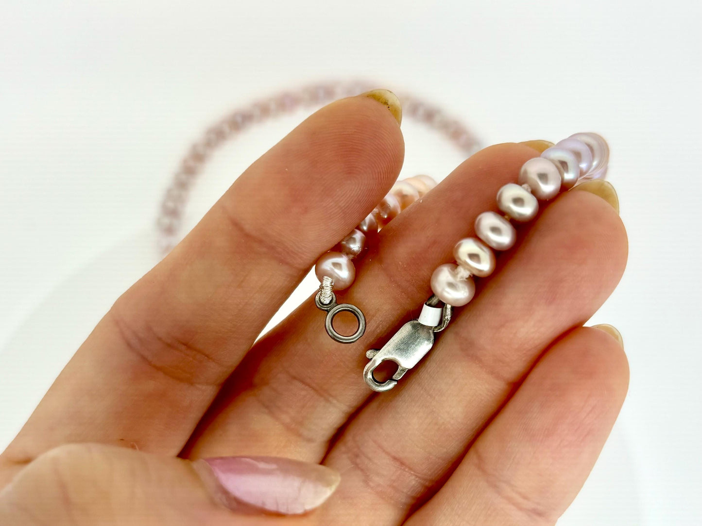 Silver Edison Pearl Necklace - Freshwater Pink Pearl Pendant - Celestial Tarnish-Free Jewelry - Leo Zodiac Gift for Her - Dainty Necklace