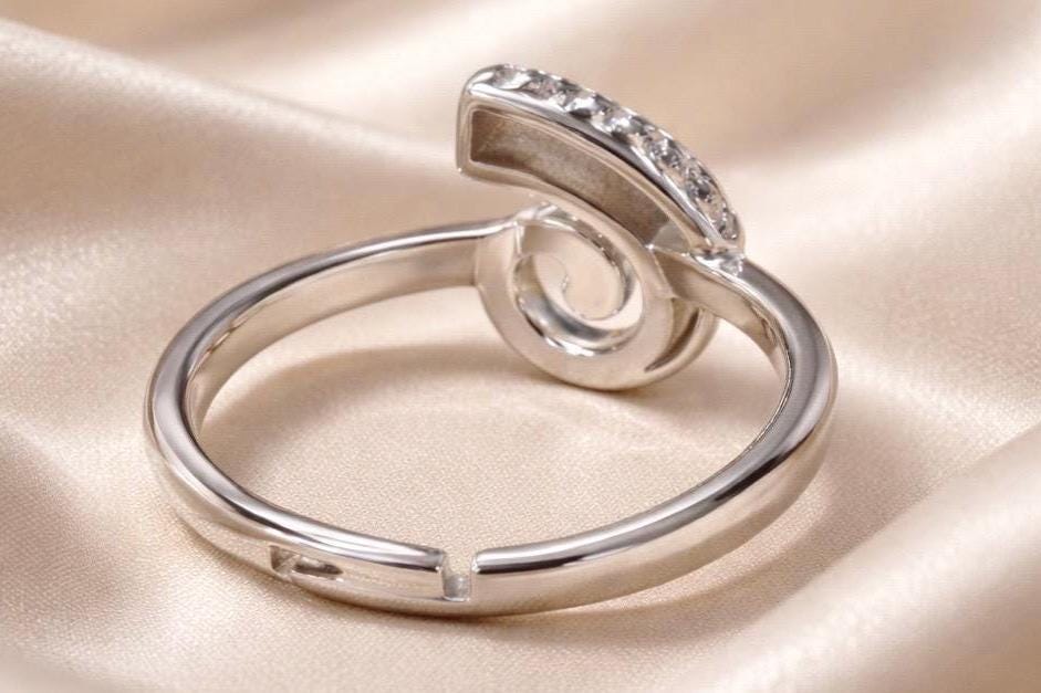 Shell Ring - Adjustable 14K Gold Plated Stainless Steel Stackable Beach Jewelry