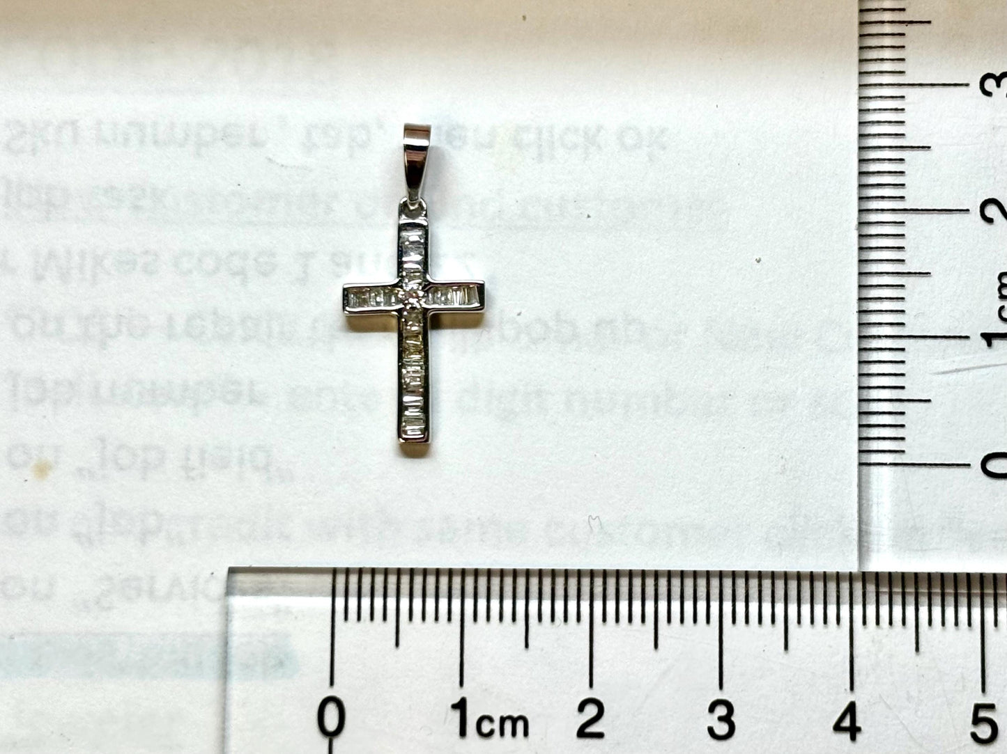 14K Solid White Gold Cross Necklace Jesus Christ Pendant Diamond Cross Christian Gift for her Chritian Gift for Wife Christmas Gift