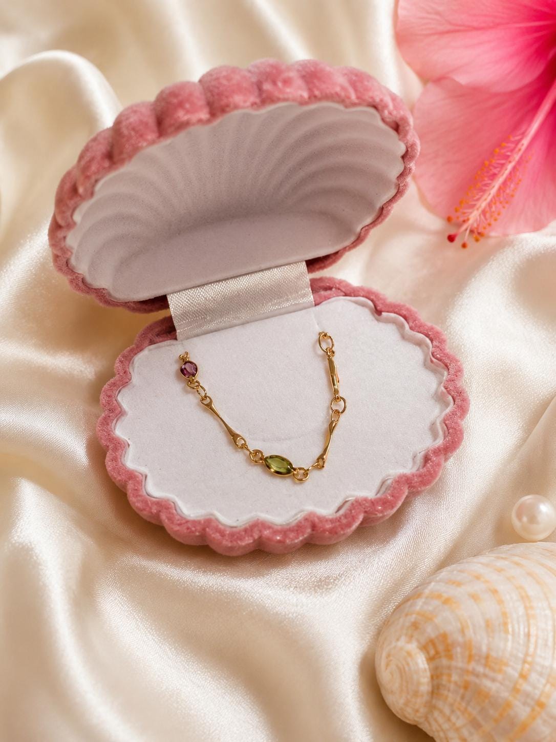 Pastel Gemstone Bracelet | Dainty Gold, Colorful CZ, Gift For Her, colorful bracelet, dainty gold bracelet, everyday jewelry – handmade Hawaiian jewelry, Island Goddess Jewelry