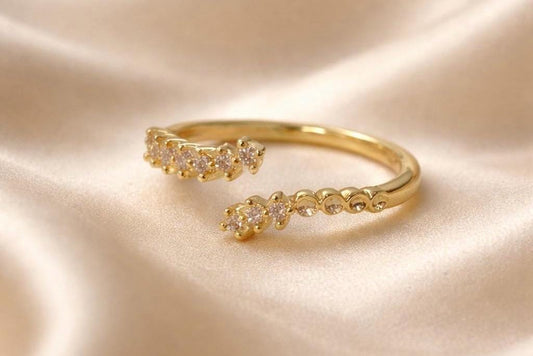 Star Ring Adjustable Gold Plated Ring – North Star Celestial Jewelry Gift