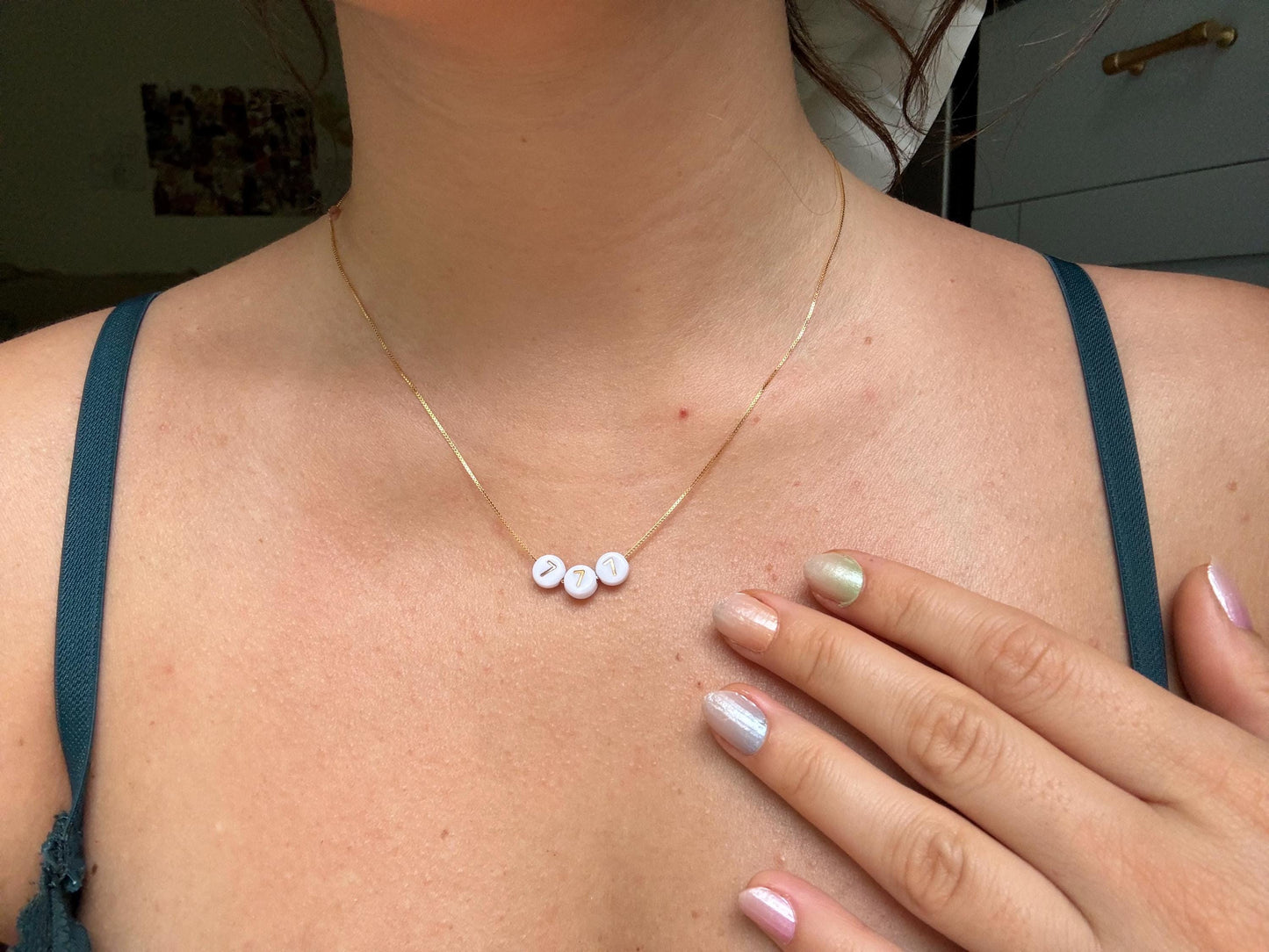 Angel Numbers Necklace - 000 111 222 333 444 555 666 777 888 999  Necklace Number Necklace Angel Necklace Birthday Gift for her