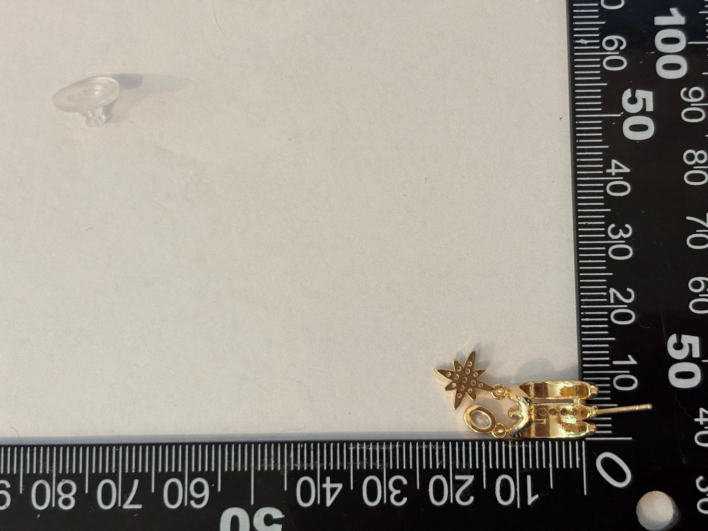 North Star Earrings – Stackable Gold Plated Stainless Steel | Celestial Jewelry
