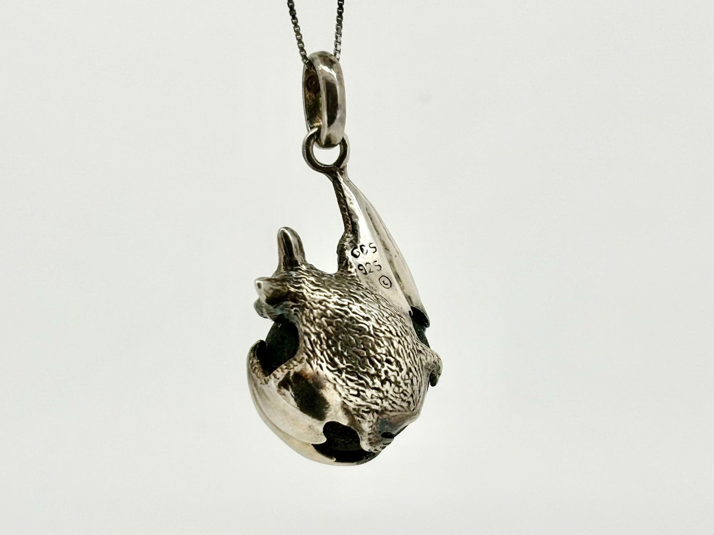 Bat Necklace Bat Pendant Halloween Necklace  Vampire Costume Jewelry Lava Stone Pendant Witch Jewelry Witch Pendant Spooky Season Jewelry