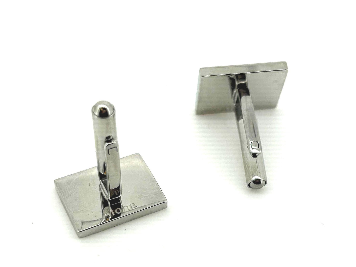 Titanium Koa Wood Cufflinks for Men Durable Gift for Boyfriend Father’s Day Gift For Him, Best Gift For Dad Gift for Brother