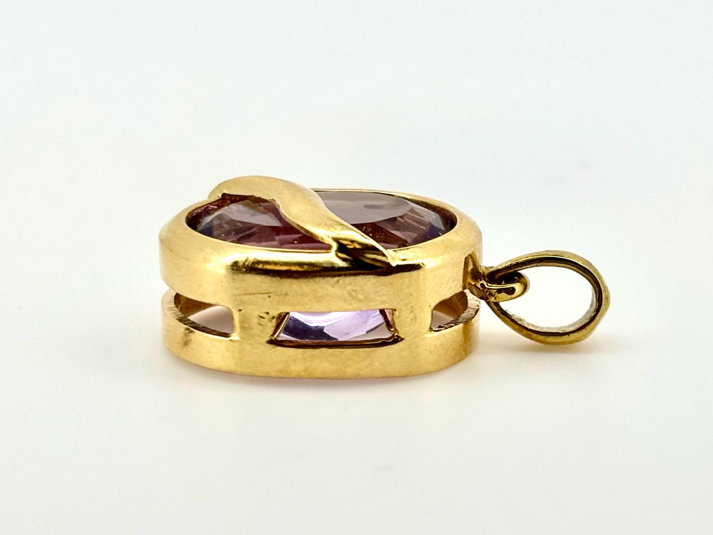 Harmony Leaf Amethyst Pendant