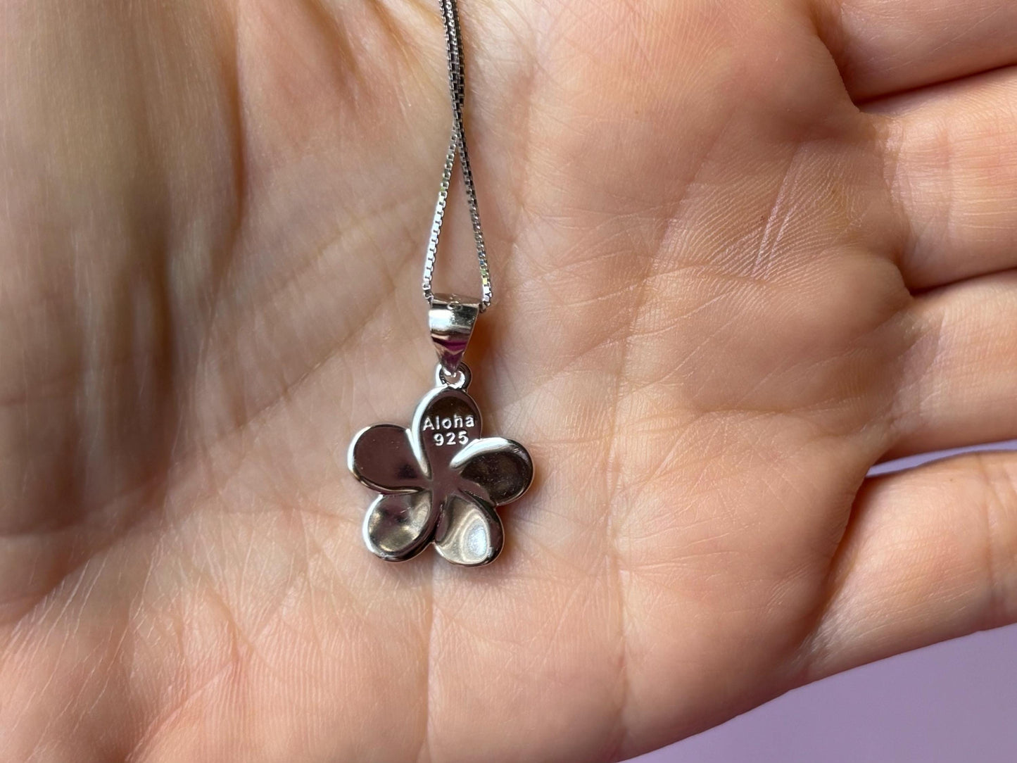 Hawaiian Plumeria Flower Necklace Koa Wood Necklace Abalone Shell Necklace 925 Sterling Silver Tarnish Free  Dainty Birthday Gift for Her