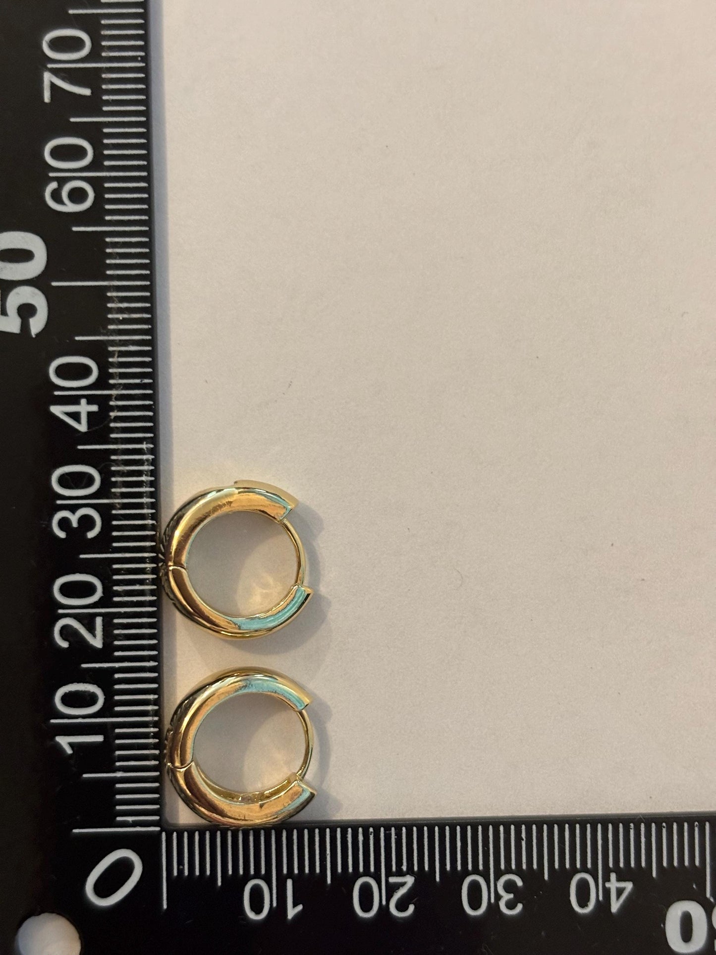 Dainty Hoop Earrings – Gold 14K Plated Heart-Shaped Cubic Zirconia Hoops