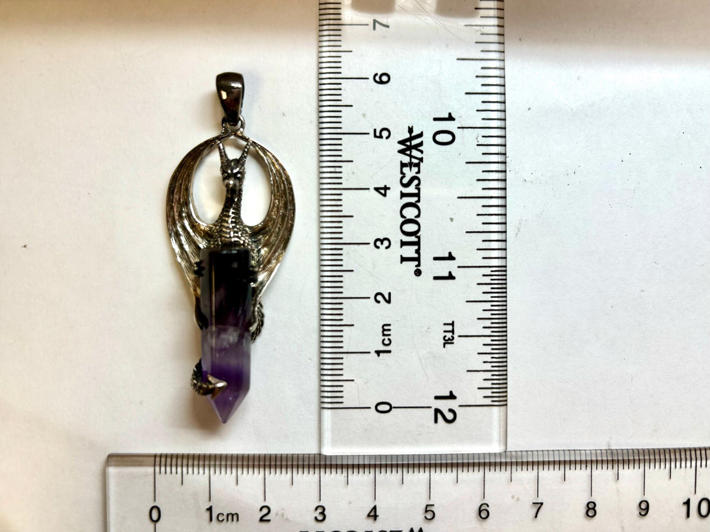Dragon Necklace Dragon Pendant Halloween Necklace Costume Jewelry Amethyst Pendant Witch Jewelry Witch Pendant Spooky Season Accessories