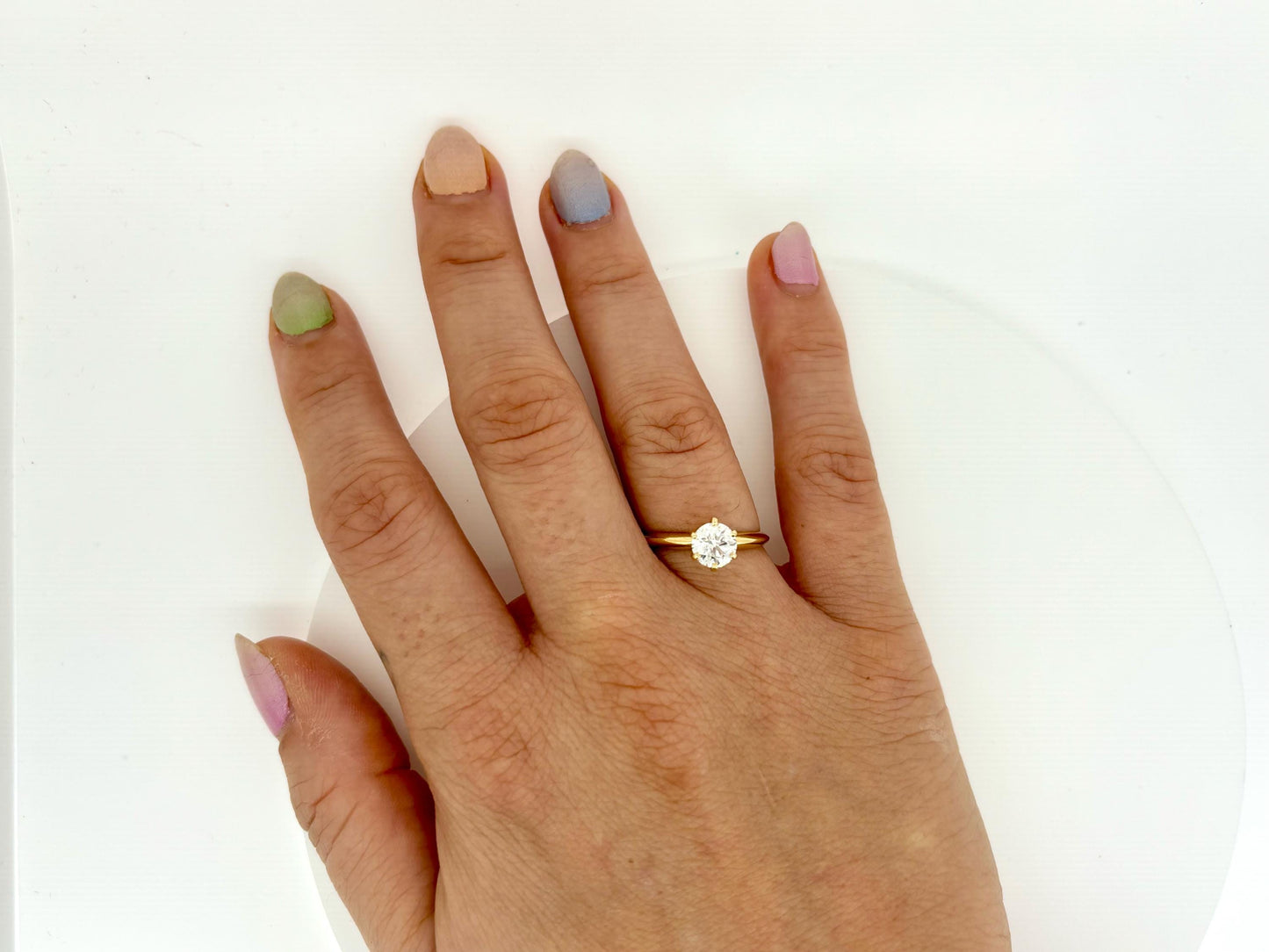 14K Gold GIA Certified Diamond Ring – Solitaire Engagement Ring