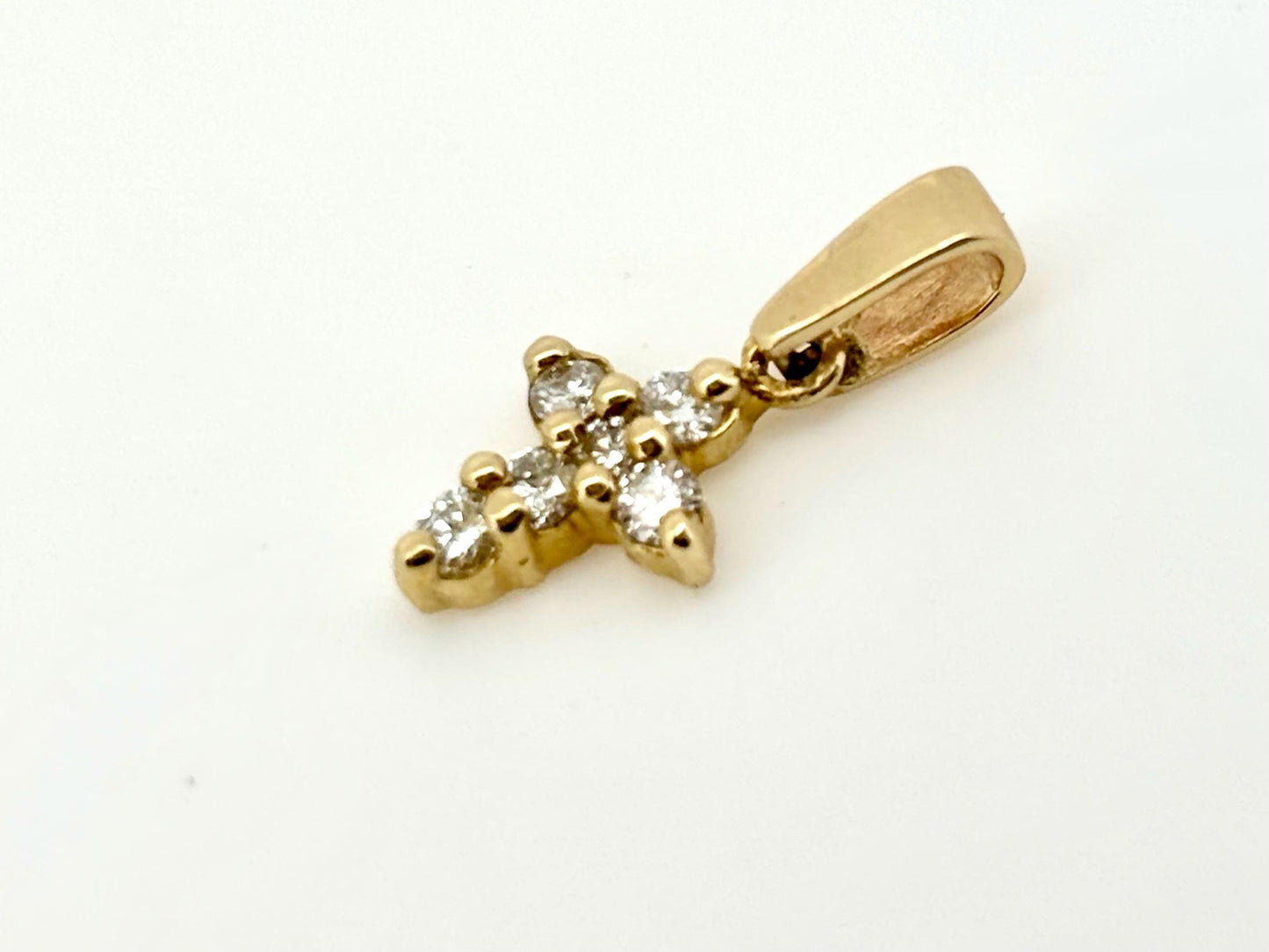 14K Solid Yellow Gold Cross Necklace Jesus Christ Pendant Giant Elegant Christian Gift for her Chritian Gift for Wife Christmas Gift