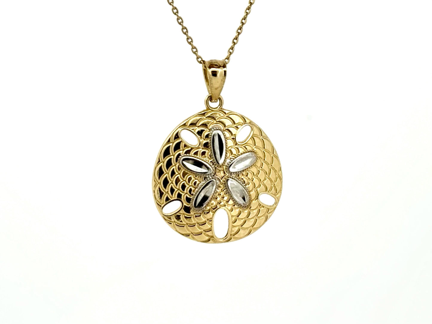 14K Solid Gold Aloha Heart Pendant Heart Necklace Aloha Necklace Aloha Pendant  Fine Jewelry, Gift for Her, Dainty Gold Necklace Christmas