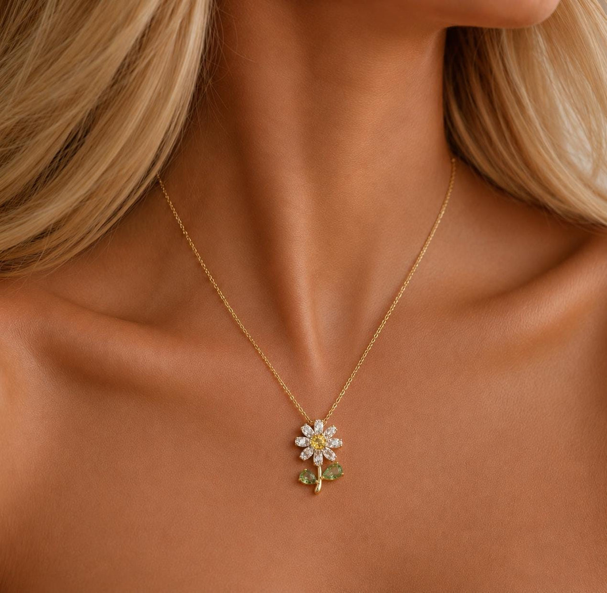 Plumeria Flower Necklace, Sterling Silver, Pearl & CZ, Hawaii Gift, gift for her, birthday gift, gift for mom – handmade Hawaiian jewelry, Island Goddess Jewelry