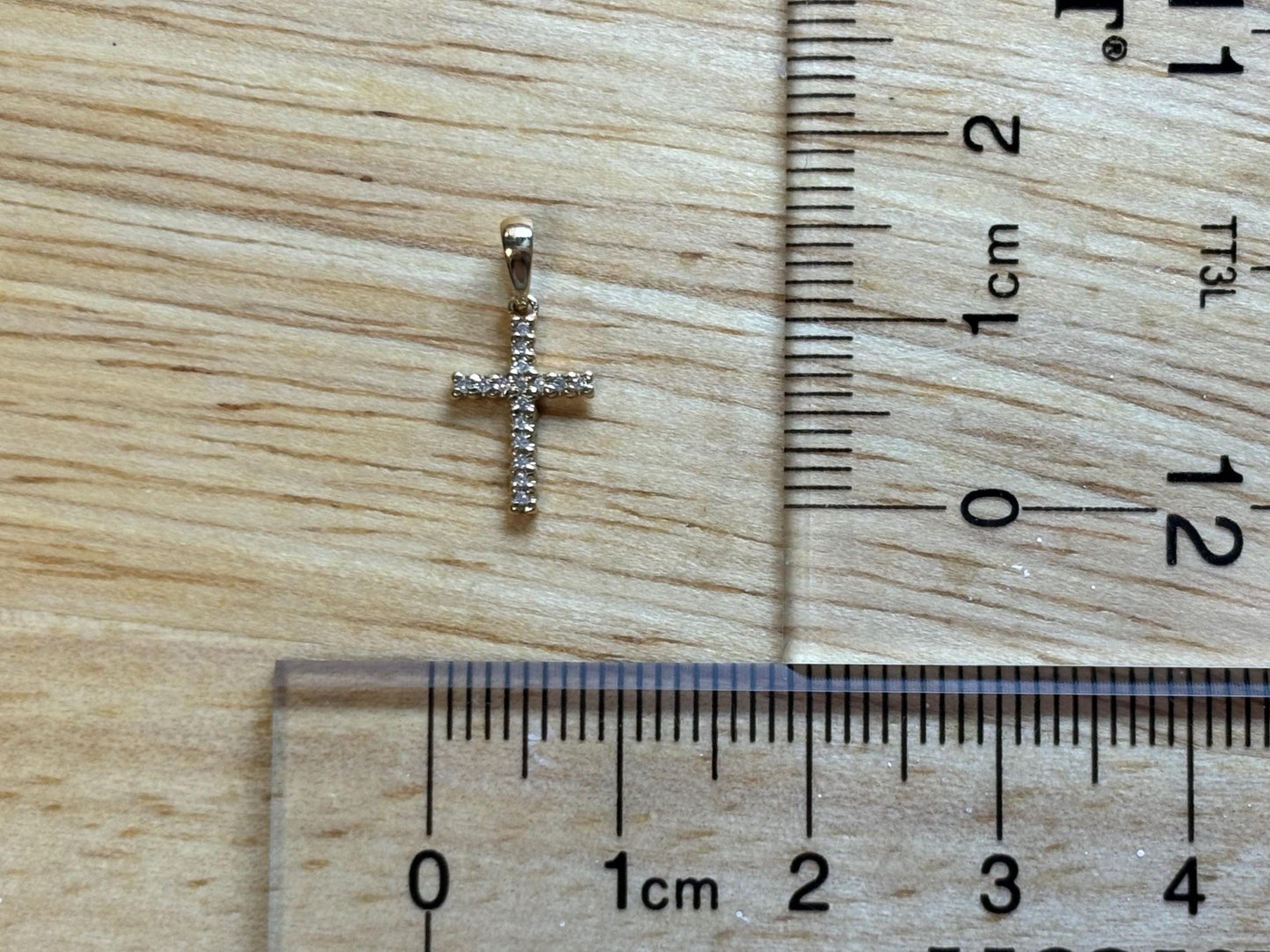 14K Solid White Gold Cross Necklace Jesus Christ Pendant Diamond Cross Christian Gift for her Chritian Gift for Wife Christmas Gift