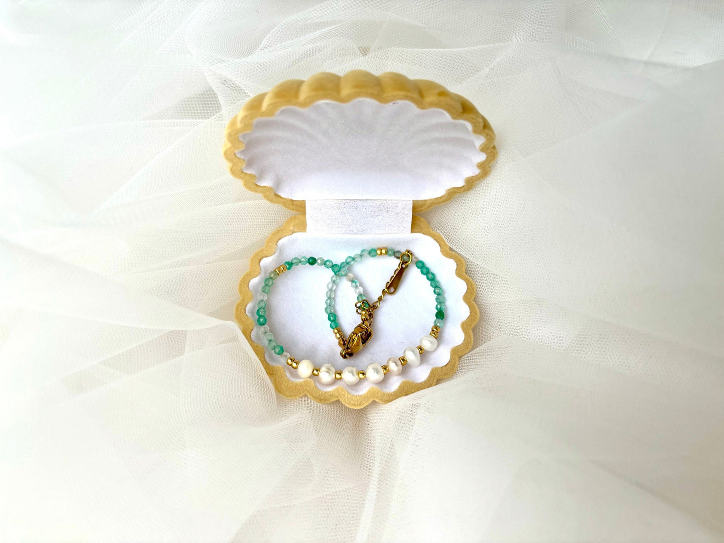 Aquamarine Genuine Freshwater Pearl Bracelet Birthstone March Adjustable Gold Stainless Steel Gift for her Mother Daughter Tarnish Free