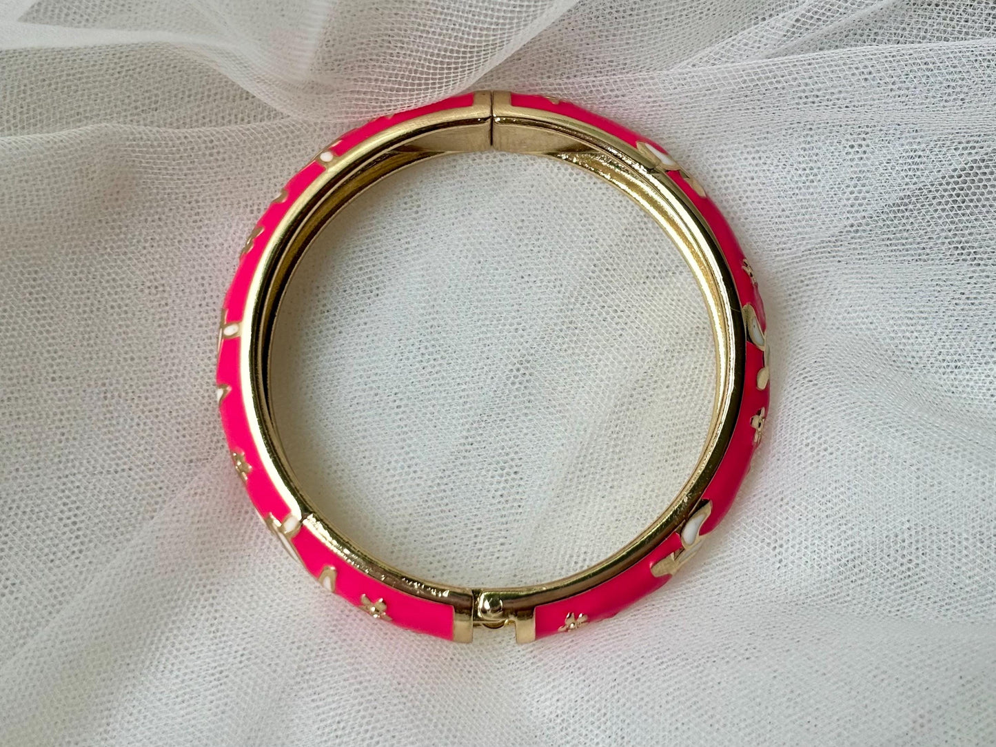 Bangle Bracelet for Kids, Birthday Gift for Kids, Kids Jewelry, Kids Bracelet, Pink Turtle Bracelet Gift for Daughter, Hawaiian Bracelet