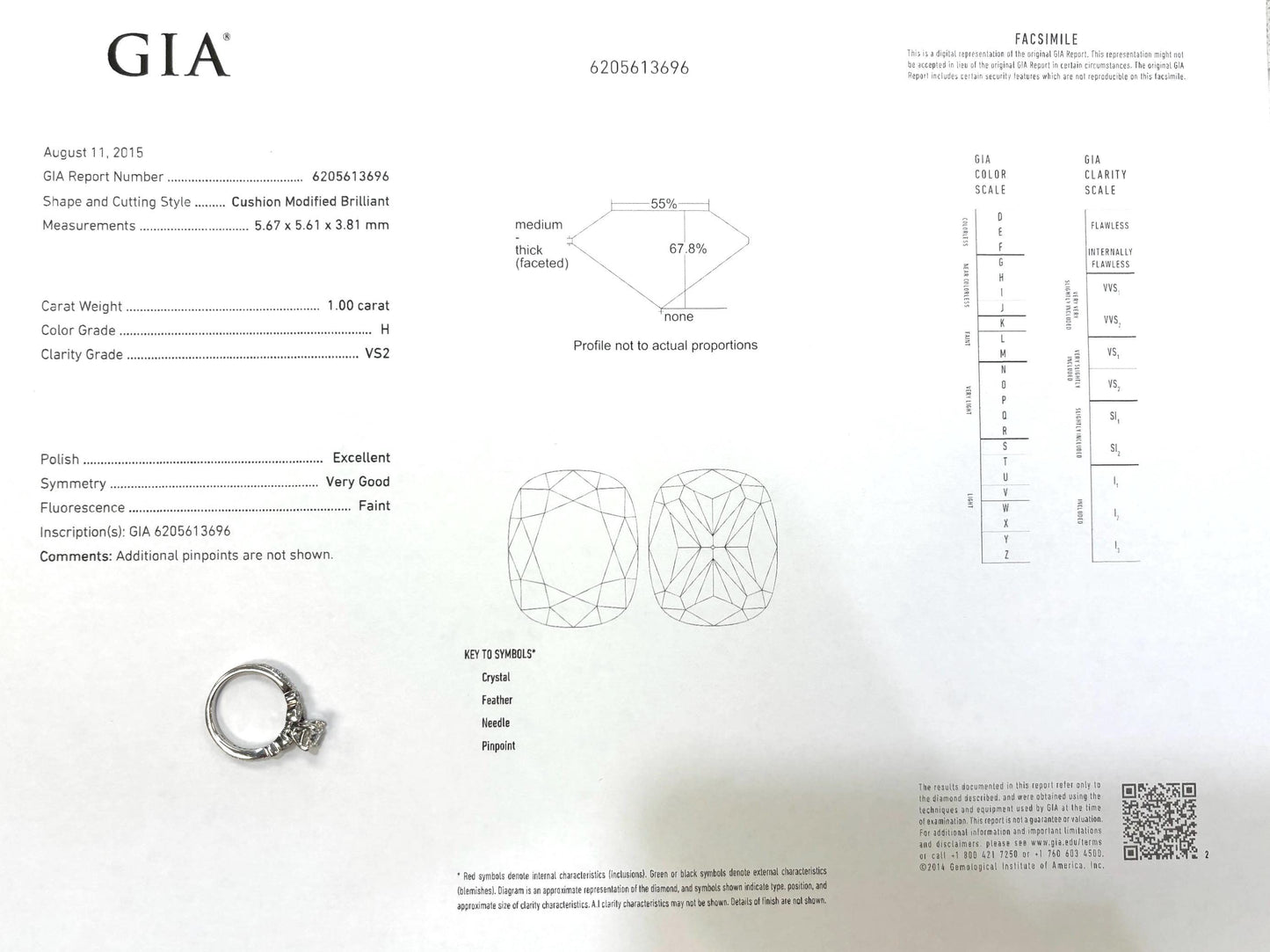 The Forever Solitaire - 14K Diamond Engagement Ring