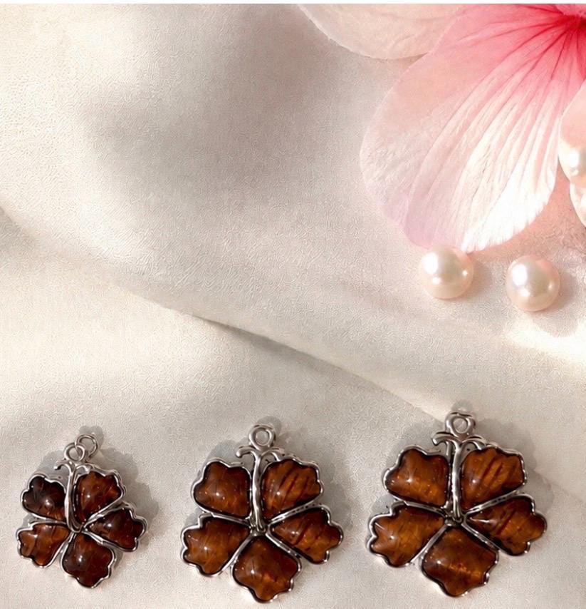 Hibiscus Koa Wood Necklace, 925 Sterling Silver, Gift Ready, hawaii, chain, flower – handmade Hawaiian jewelry, Island Goddess Jewelry