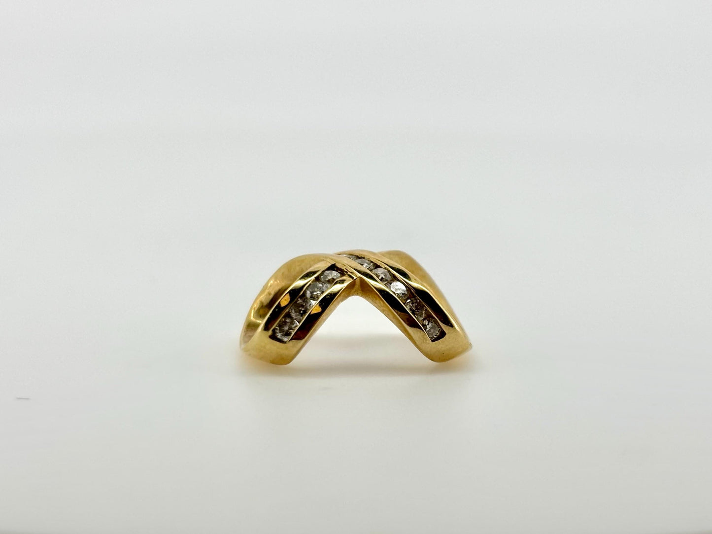 14K Yellow Gold Diamond Infinity Pendant, Diamond Necklace, Dainty Gold Charm,Elegant Infinity Necklace Birthday Gift for Her