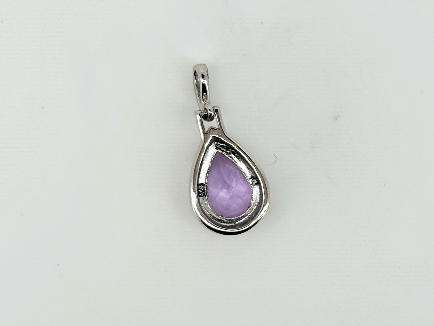 925 Sterling Silver Amethyst Necklace, Dainty Amethyst Pendant, February Birthstone Necklace, Birthday Gift for Her Purple Pendant