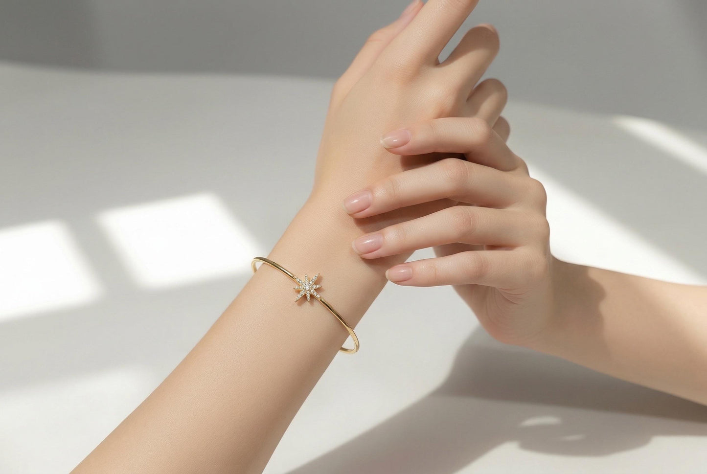Star Bracelet – Adjustable Gold Plated Celestial Jewelry | Dainty Gift For Her