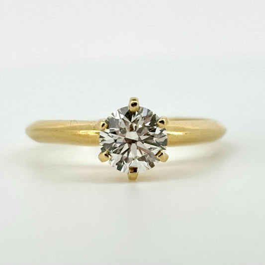 14K Gold GIA Certified Diamond Ring – Solitaire Engagement Ring