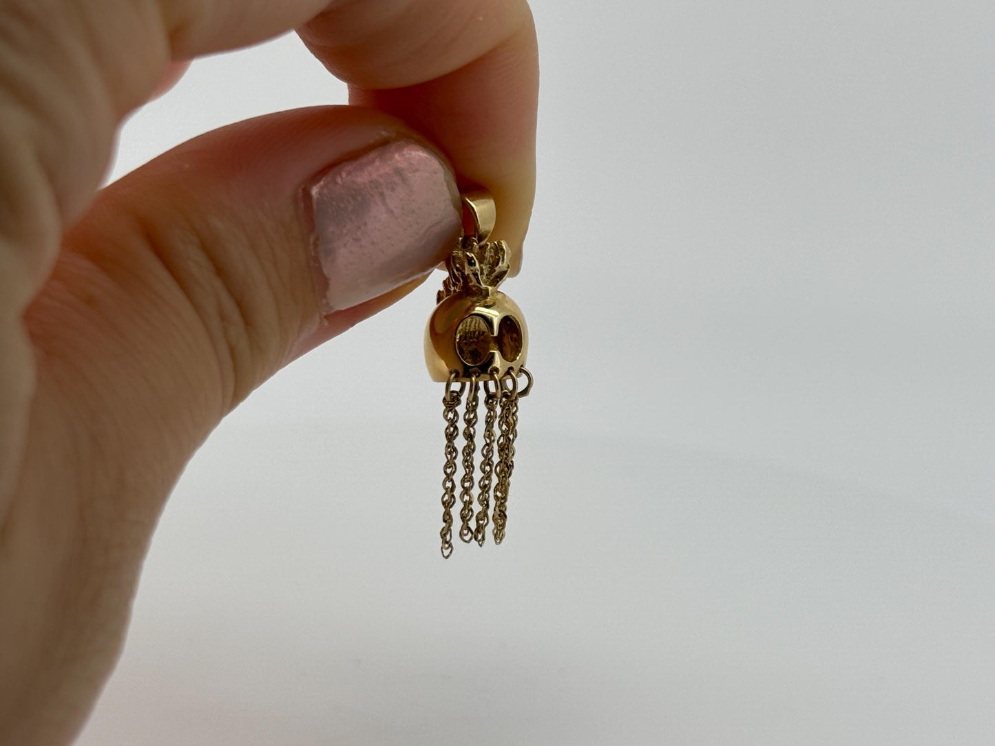 14K Solid Gold Hawaiian Ikaika Pendant Warrior Necklace Helmet Pendant Gold Pendant Birthday Gift for her Gift for Man Flower Necklace