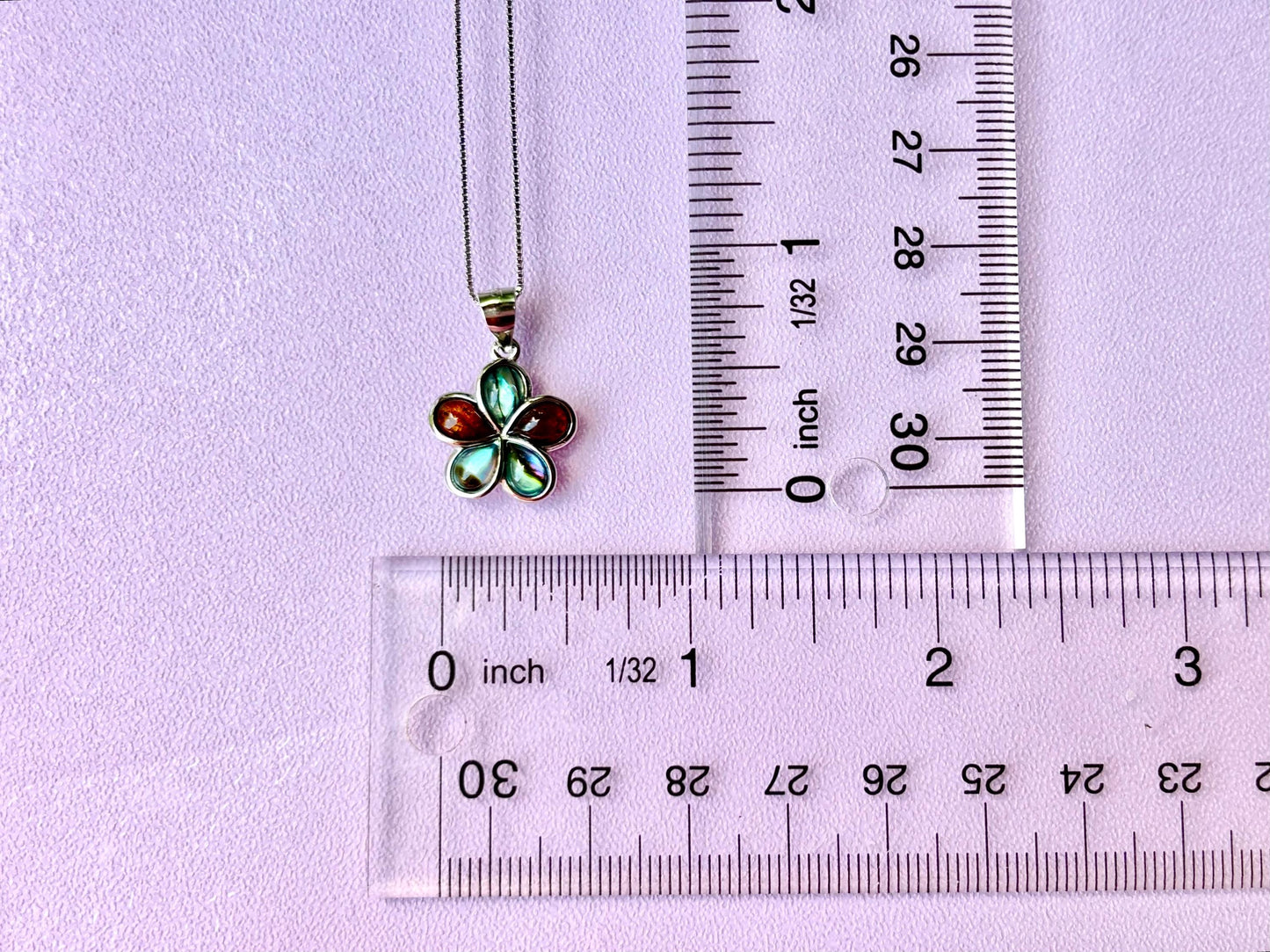 Hawaiian Plumeria Flower Necklace Koa Wood Necklace Abalone Shell Necklace 925 Sterling Silver Tarnish Free  Dainty Birthday Gift for Her