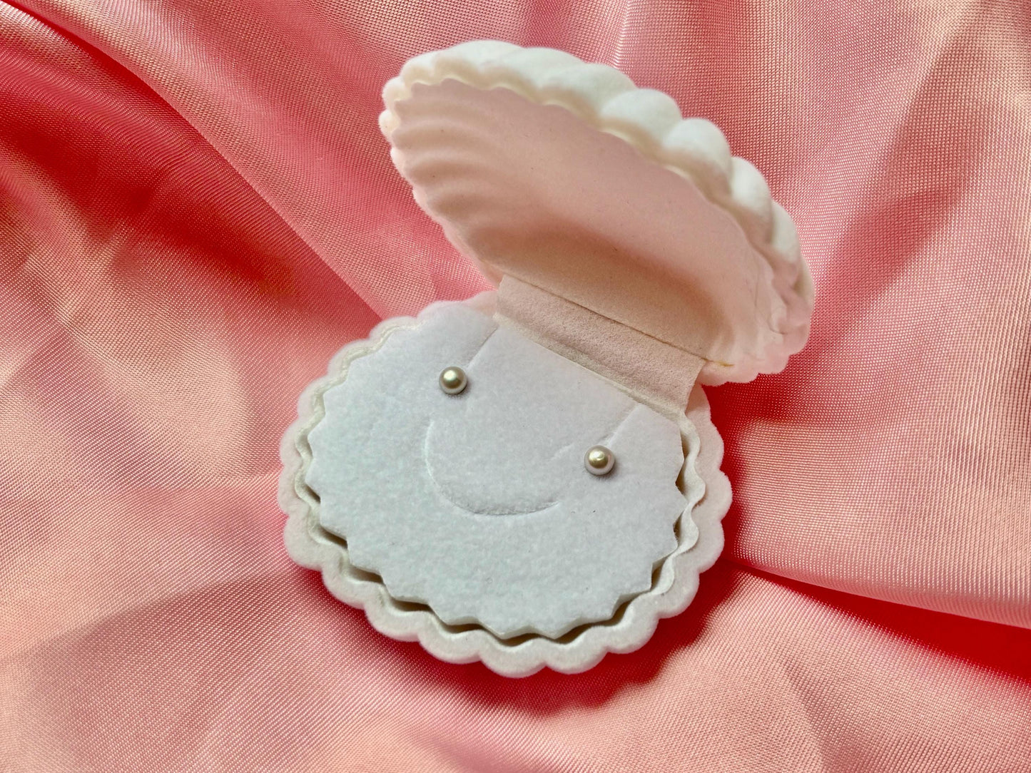 Minimalist Pearl Earrings Dainty Silver Pearl Stud Earrings 925 Sterling Silver Waterproof Gift for Her Gift for Girlfriend