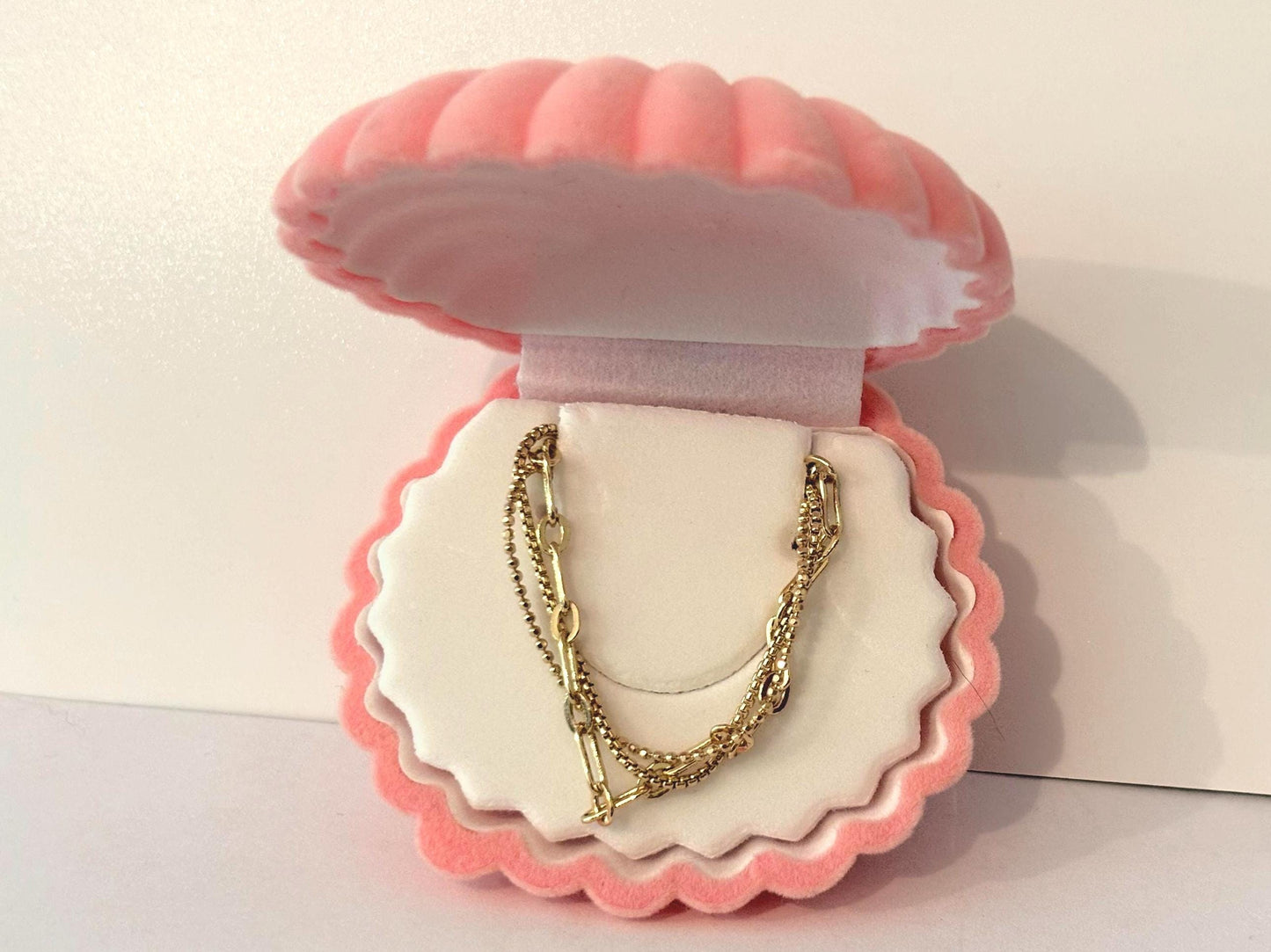 Dainty Charm Bracelet | Adjustable Gold Chain With Sparkling Cubic Zirconia Stones