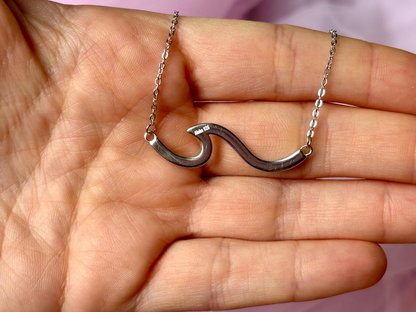 Nalu of Peace – Blue Opal Ocean Pendant