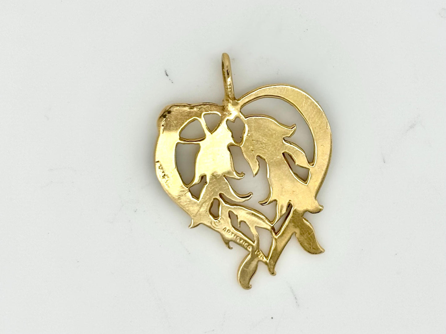 14K Solid Gold Plumeria Pendant Flower Pendant Necklace Gold Pendant Birthday Gift for her Gift for Mom Flower Necklace