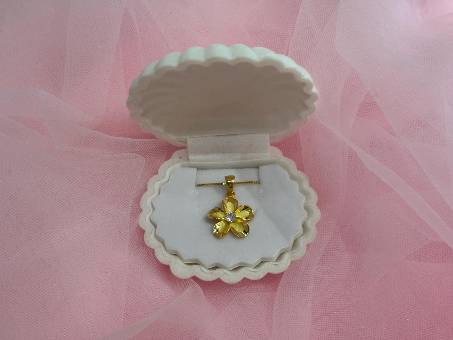 Plumeria Flower Necklace