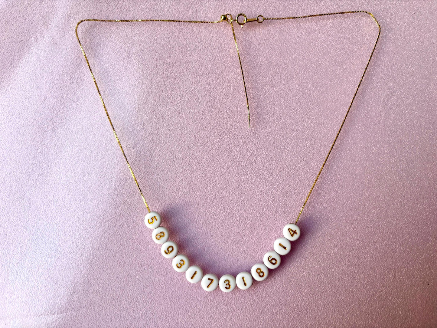 Gregori Numbers Necklace -Manifestation Necklace Grabovoi Necklace Number Necklace Angel Necklace Birthday Gift for her