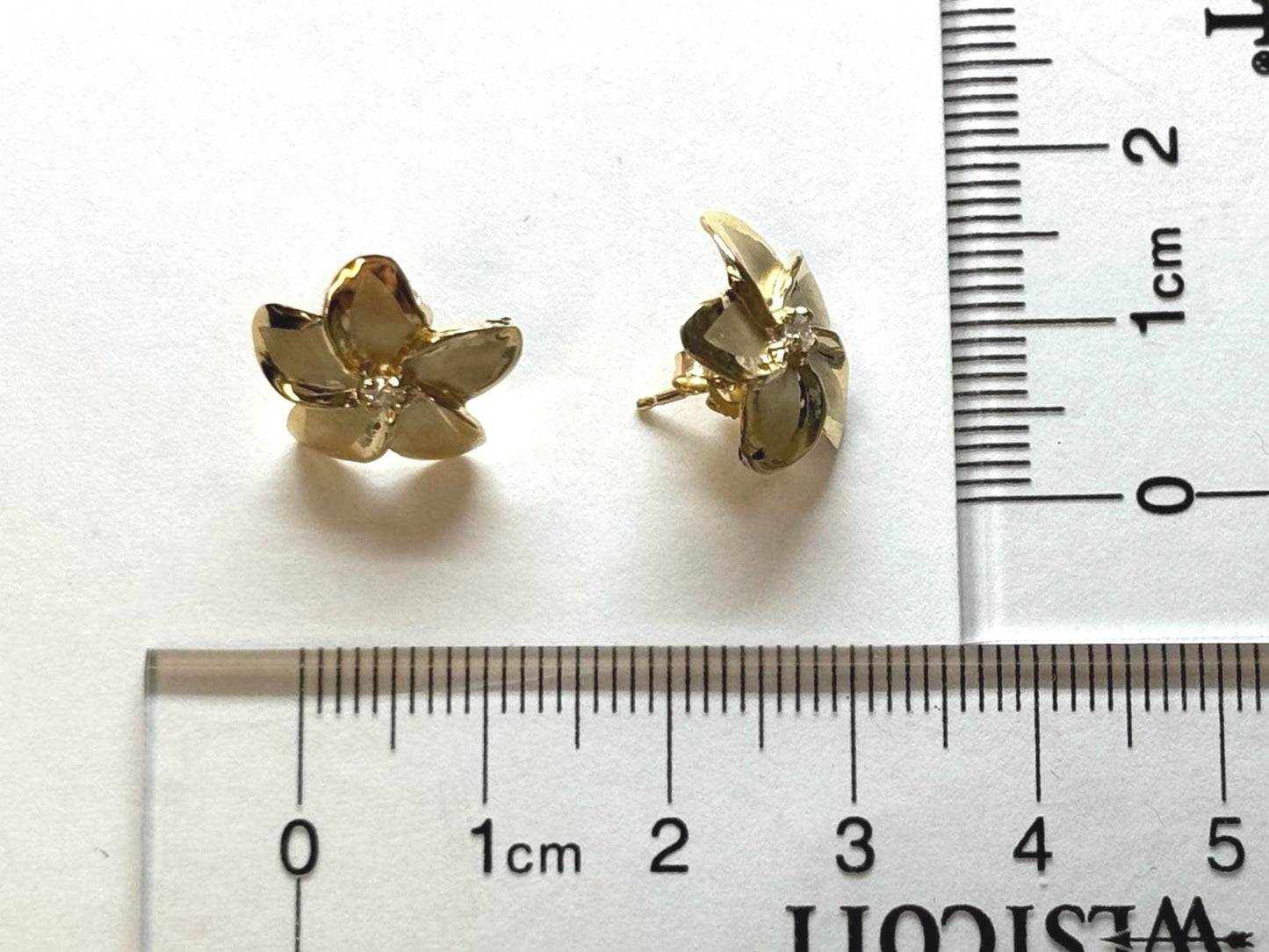 14K Solid Gold Plumeria Pendant Flower Pendant Necklace Gold Pendant Birthday Gift for her Gift for Mom Flower Necklace