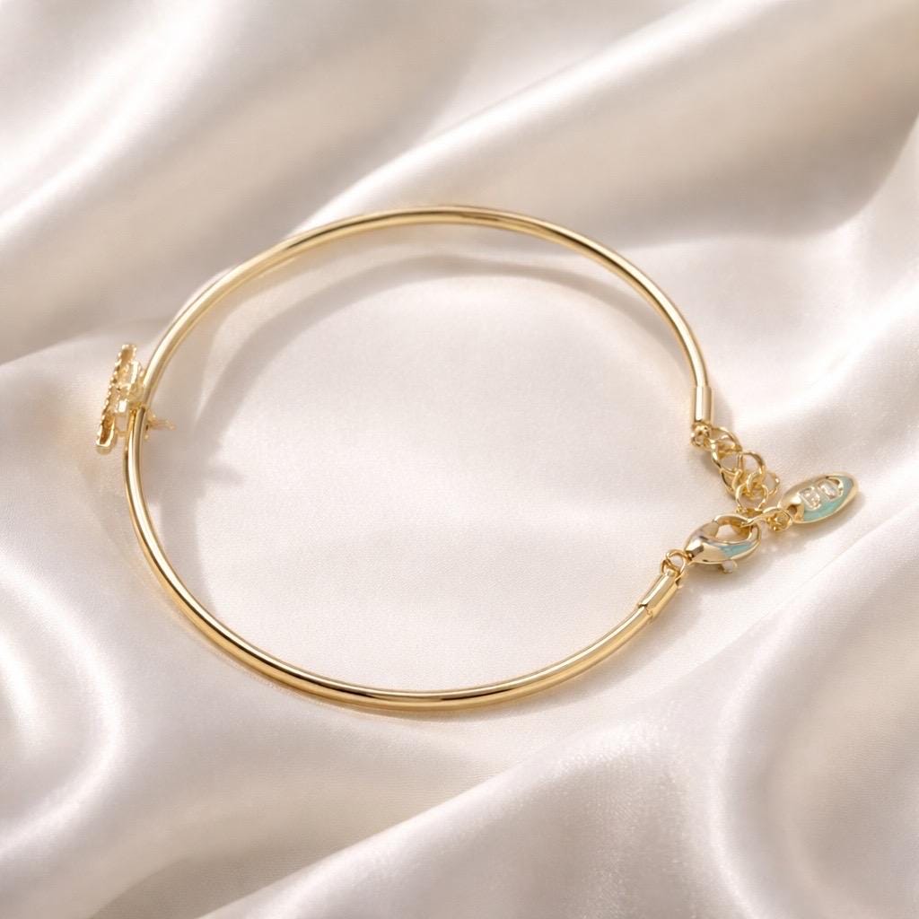Star Bracelet – Adjustable Gold Plated Celestial Jewelry | Dainty Gift For Her