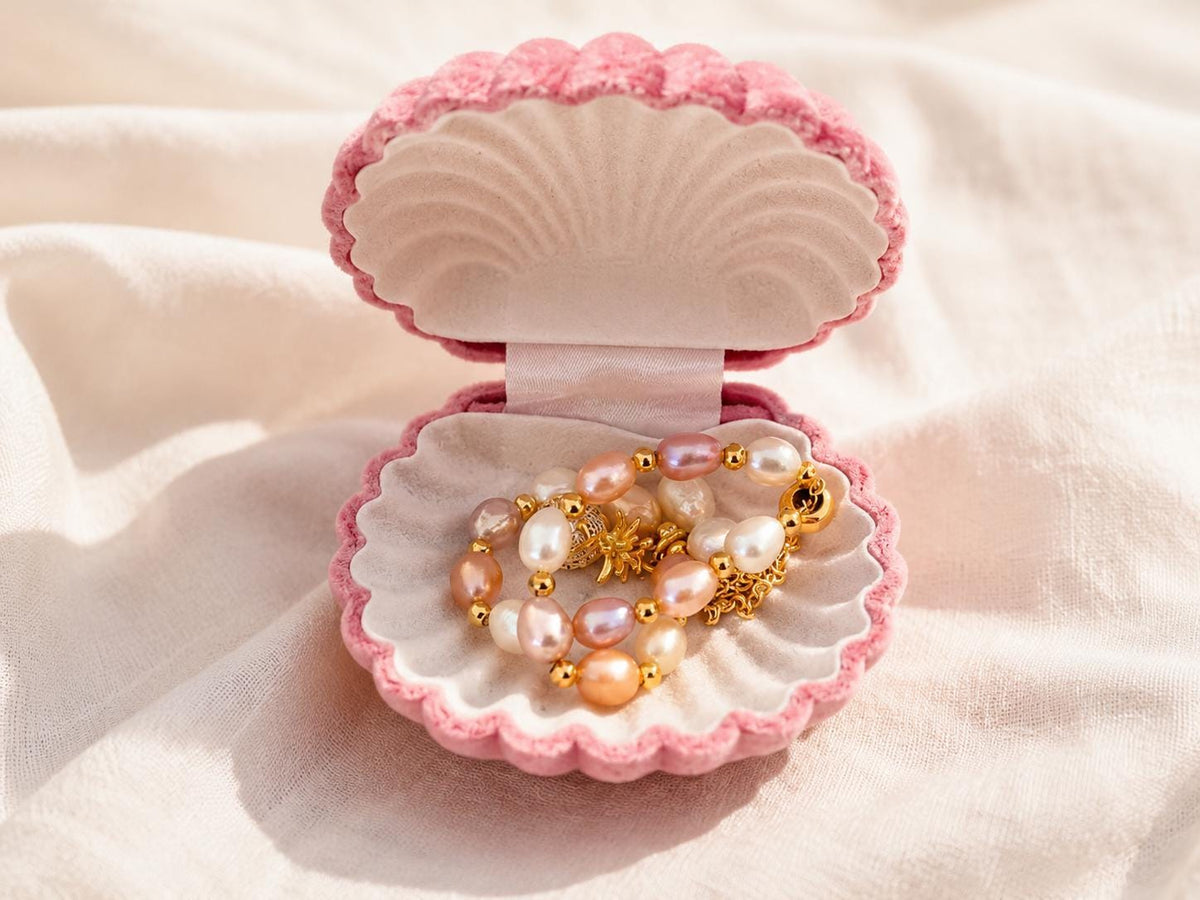 Multi Color Pearl Bracelet, Custom 3 Color With Pineapple Charm, bridal, wedding, hawaii – handmade Hawaiian jewelry, Island Goddess Jewelry