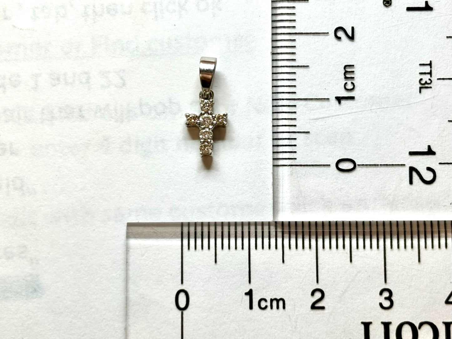 14K Solid White Gold Cross Necklace Jesus Christ Pendant Diamond Cross Christian Gift for her Chritian Gift for Wife Christmas Gift