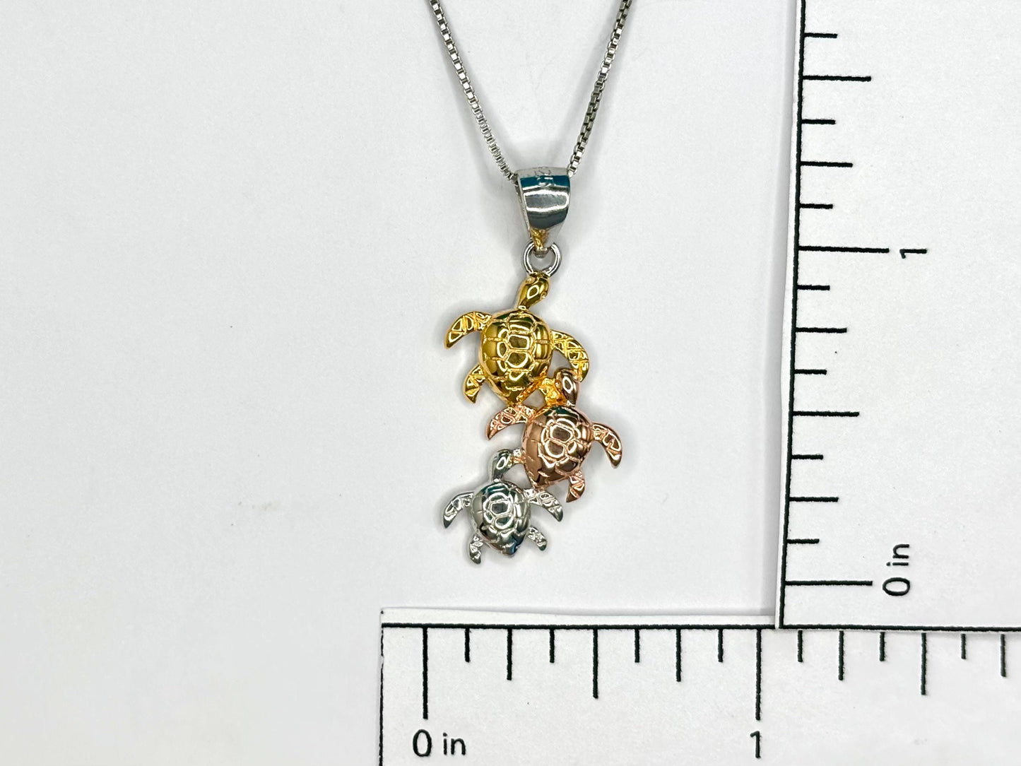 Turtle Family Necklace