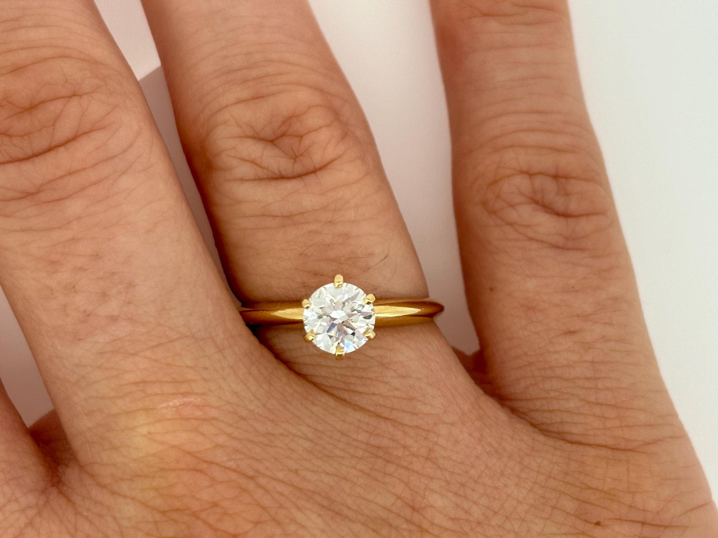 14K Gold GIA Certified Diamond Ring – Solitaire Engagement Ring