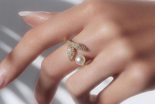 Dolphin Ring – Adjustable Gold Plated Stackable Beach Jewelry Gift For Her