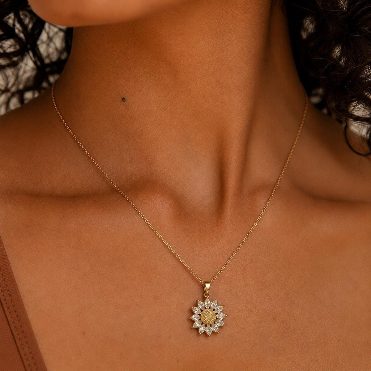 Plumeria Flower Necklace, 925 Sterling Silver, Pearl CZ, 18 Inch, hawaii, gift for her, birthday gift – handmade Hawaiian jewelry, Island Goddess Jewelry