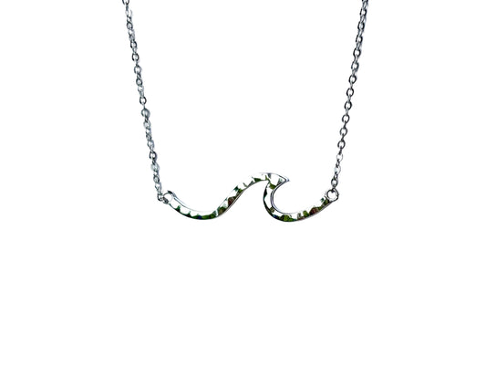 Hawaiian Wave Necklace – 925 Silver Pendant With Ocean Wave Symbol Jewelry Gift