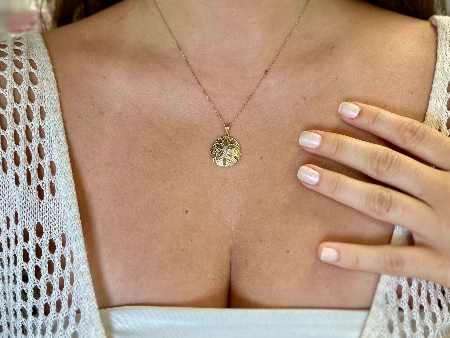 14K Solid Gold Aloha Heart Pendant Heart Necklace Aloha Necklace Aloha Pendant  Fine Jewelry, Gift for Her, Dainty Gold Necklace Christmas